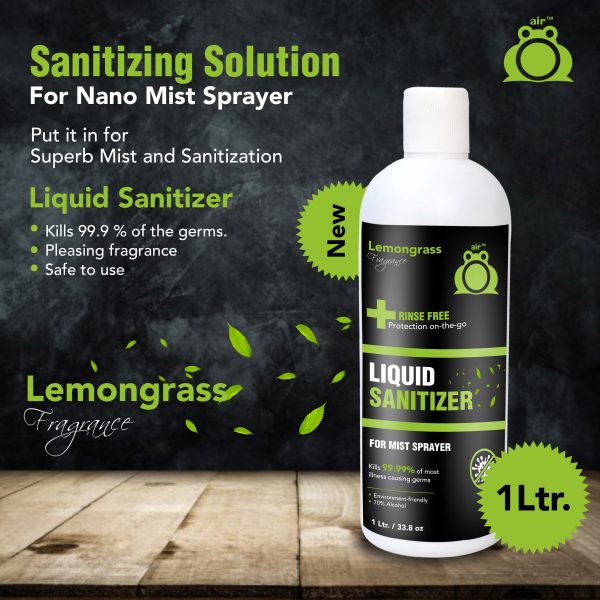 LIQUID SANITIZER - LEMONGRASS 1 LITER